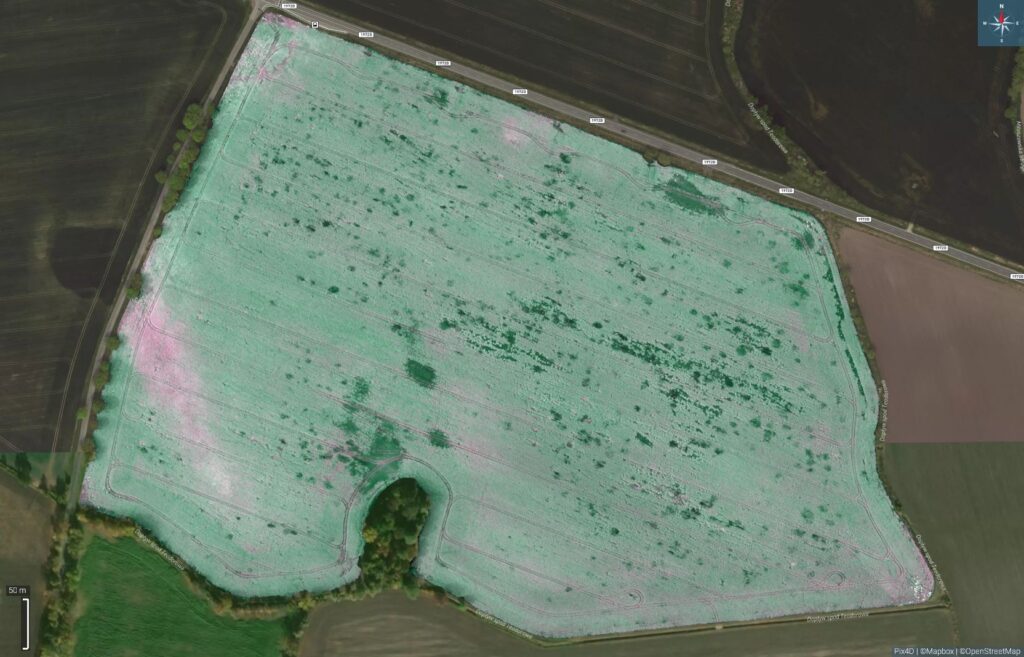 Agrokopter zmienne dawkowanie