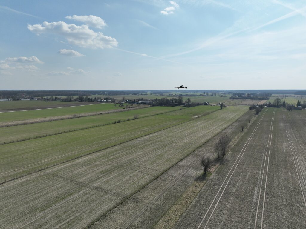 Mapowanie szkód łowieckich dronem
