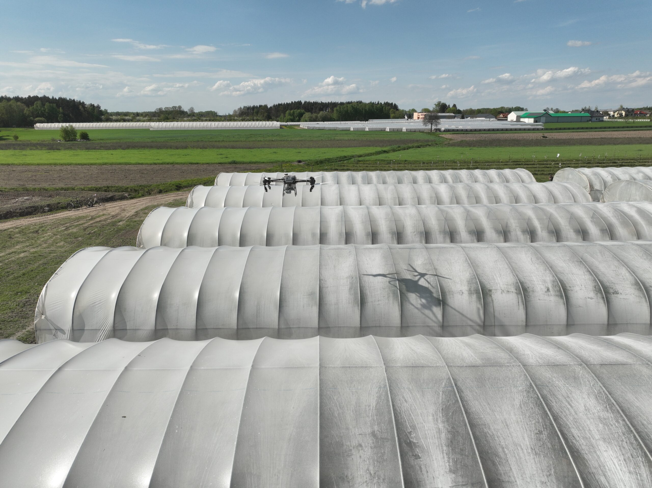 cieniowanie tuneli dronem