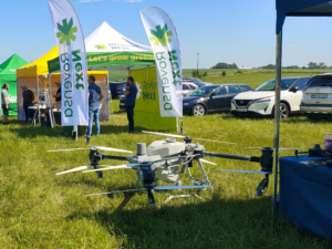 Demo Farma 2026 Grudusk. Pokaz oprysku dronem i nowoczesnych technologii na stoisku Agrokopter